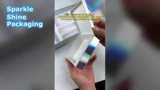 高級ホログラフィックジュエリーボックスカスタム包装