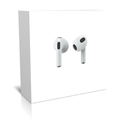 Earbudsの無線イヤホーンのための箱を包む注文の白いボール紙のairpods