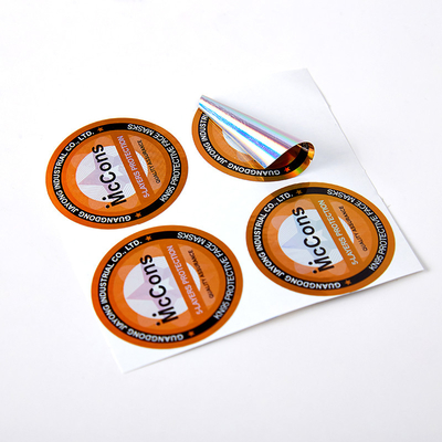 顧客用ビジネス円形のステッカーのLabelsr CMYK 4色のオフセット印刷