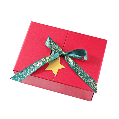 新年の絶妙なボール紙のギフト包装箱キャンデー赤い空箱