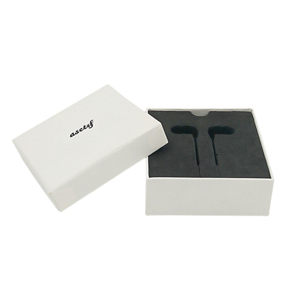 ヘッドフォン用の電子包装箱 白色紙包装箱 カスタムロゴ