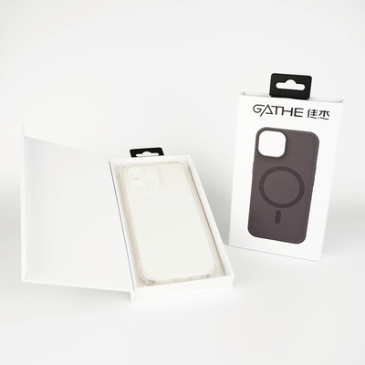 空っぽの携帯電話ケース ハンガー付き 硬い紙の引き出しの箱