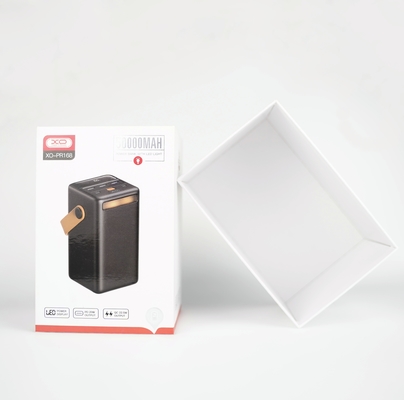 無線電源バンクの商品ボックスパッケージングのためのカスタム硬紙蓋とベースギフトボックス