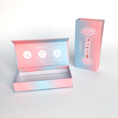 カスタム印刷フリップトップボックス スキンケア フェイシャルローラー製品パッケージ 女性美容ツールパッケージング 紙箱 化粧品用